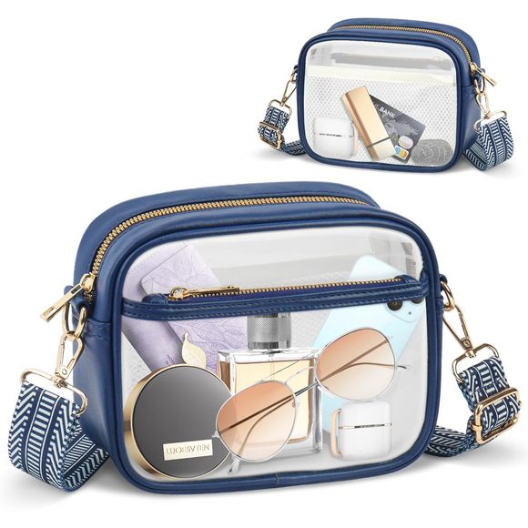 Clear Bag Stadium Events, Clear Crossbody Bag Stadium Aroved :3 - Picture 1 of 9